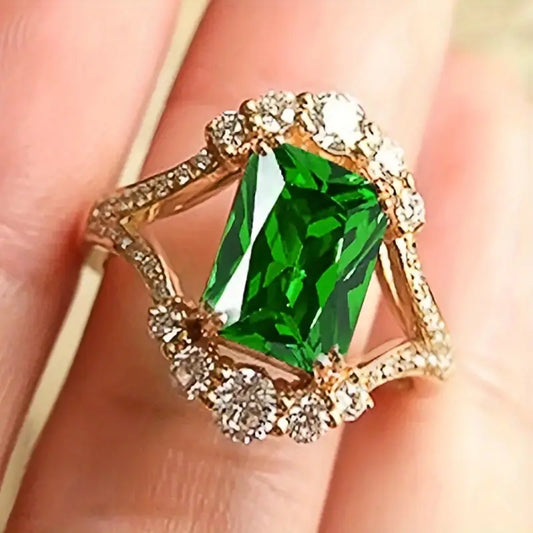 Anillo Esmeralda | Oro