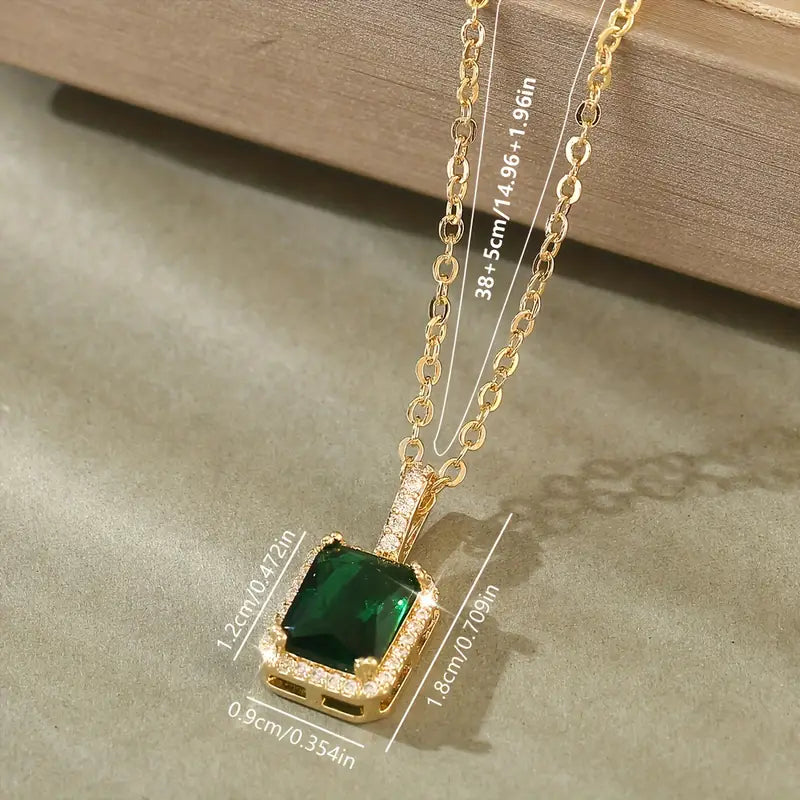 Collar Esmeralda | Oro