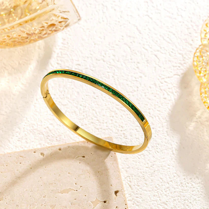 Pulsera Esmeralda | Oro