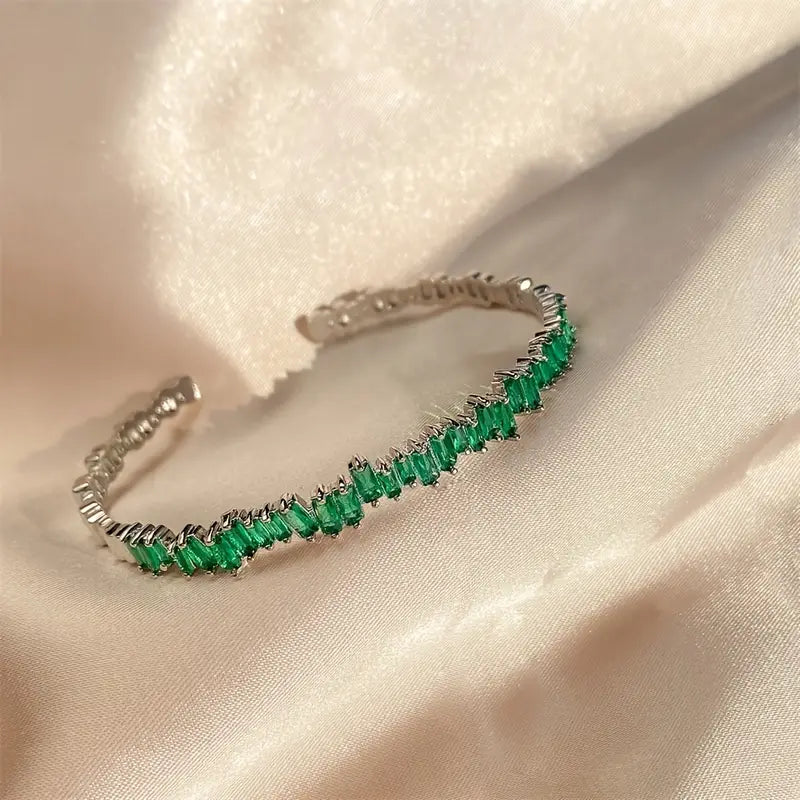 Anillo Esmeralda | Plata