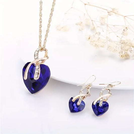Set de Joyería de Zafiro Tamara | Oro
