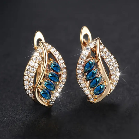 Pendientes de Zafiro Isabella