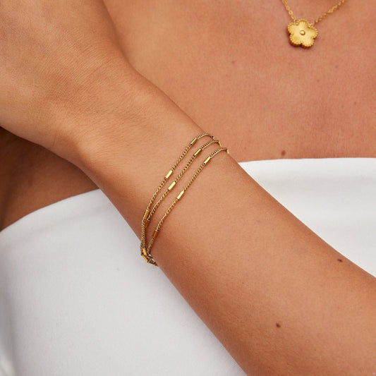 Pulsera Sabina de Tres Capas