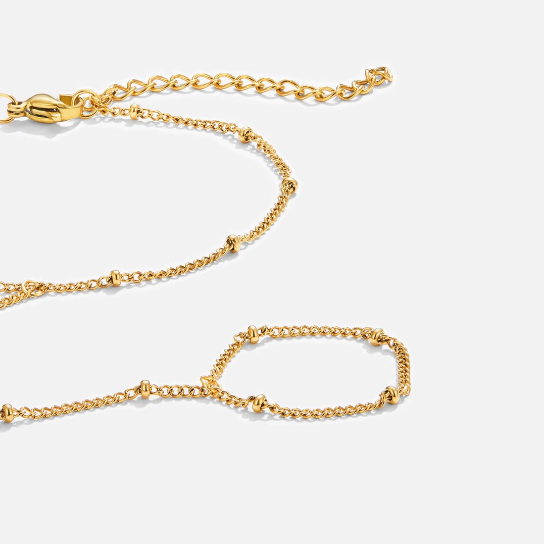 Pulsera de Mano de Oro 18K