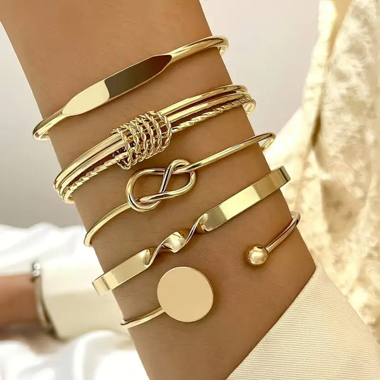 Knotted – SET de pulseras | ORO