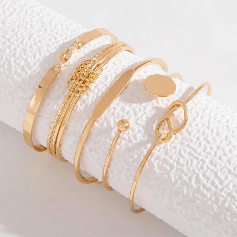Knotted – SET de pulseras | ORO