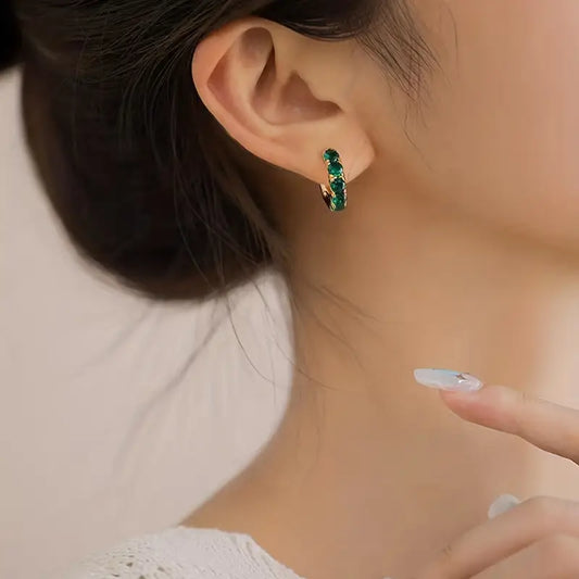 Pendientes Dorados de Gota Inspiración Costera