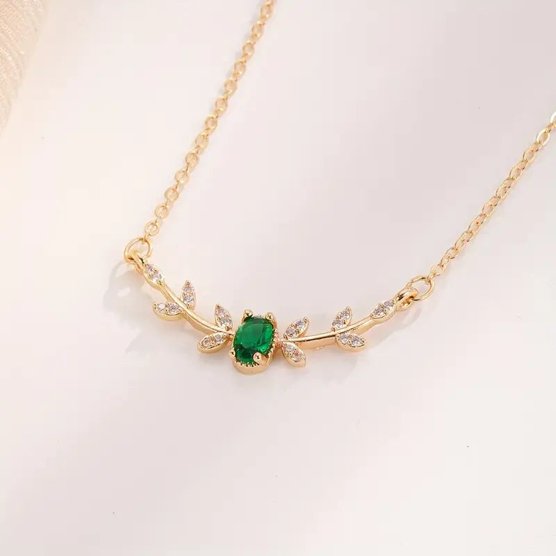 Collar Esmeralda | Oro