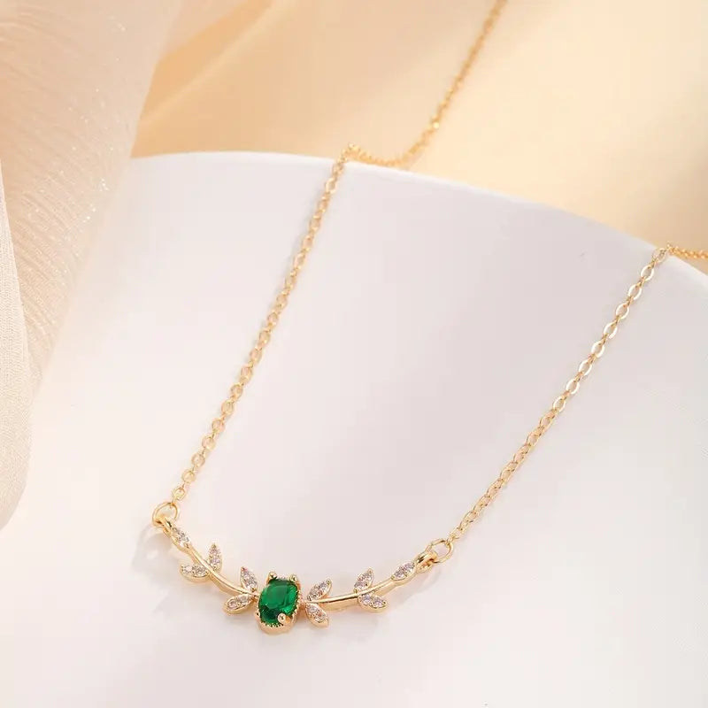 Collar Esmeralda | Oro