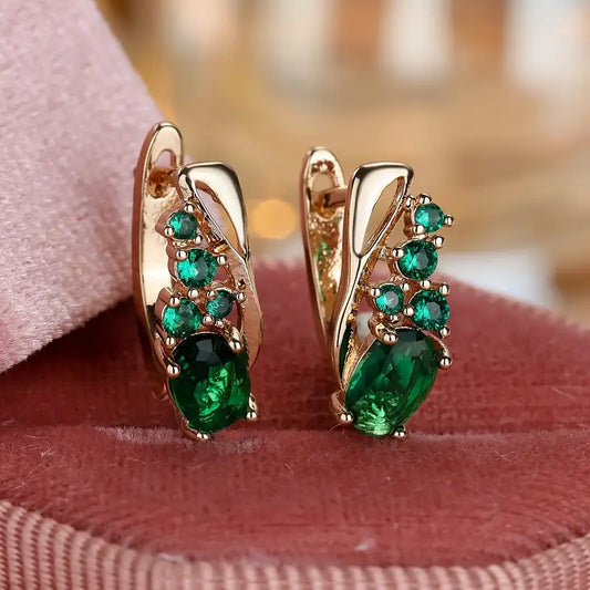 Pendientes Esmeralda | Oro
