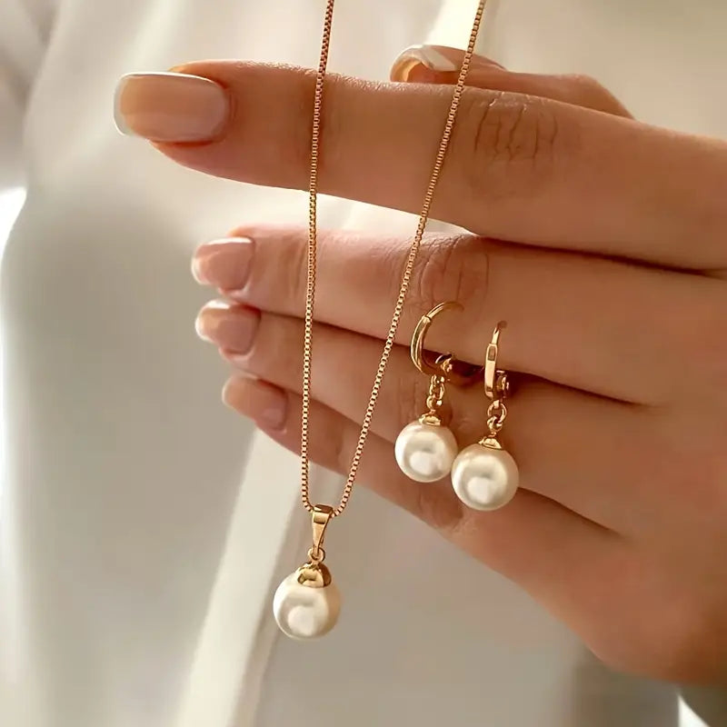 Golden – SET collar + aretes minimalistas | ORO