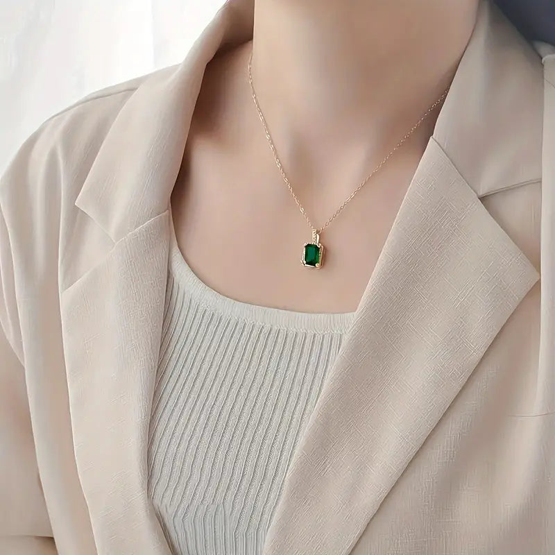 Collar Esmeralda | Oro