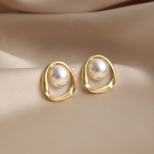 Pendientes de Perla en Oro