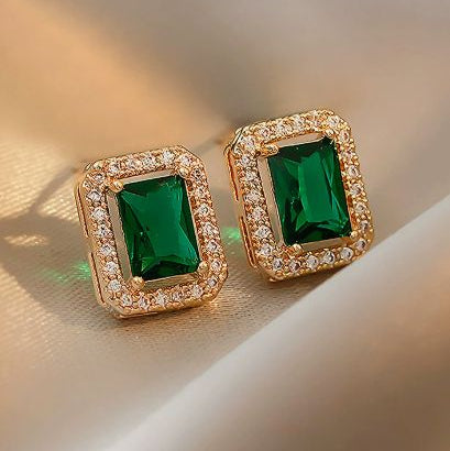 Pendientes Esmeralda | Oro