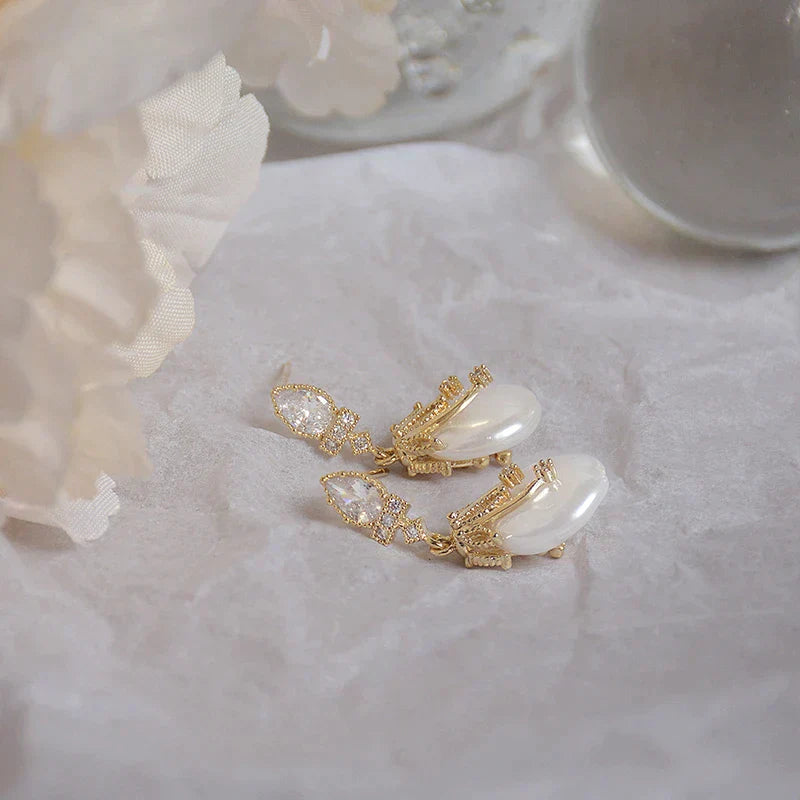 Pendientes Elegantes con Perla