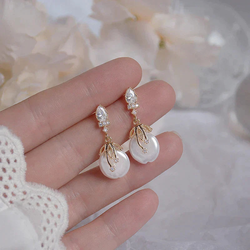 Pendientes Elegantes con Perla