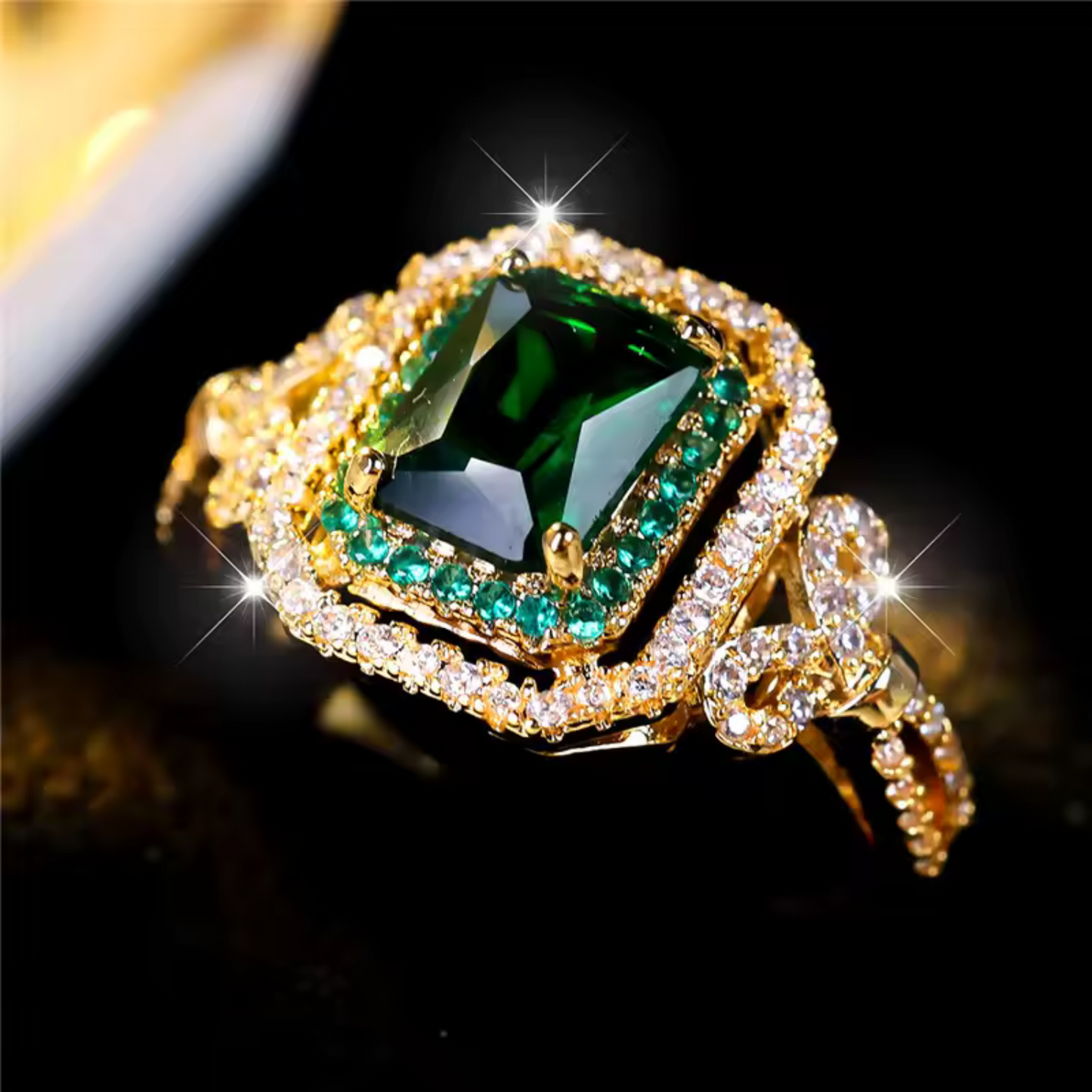 Anillo Esmeralda | Oro
