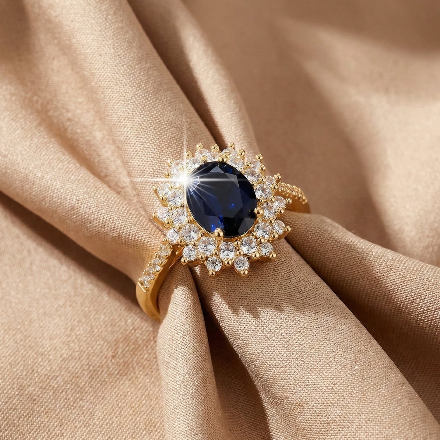 Anillo Vionne Saphirae | Oro