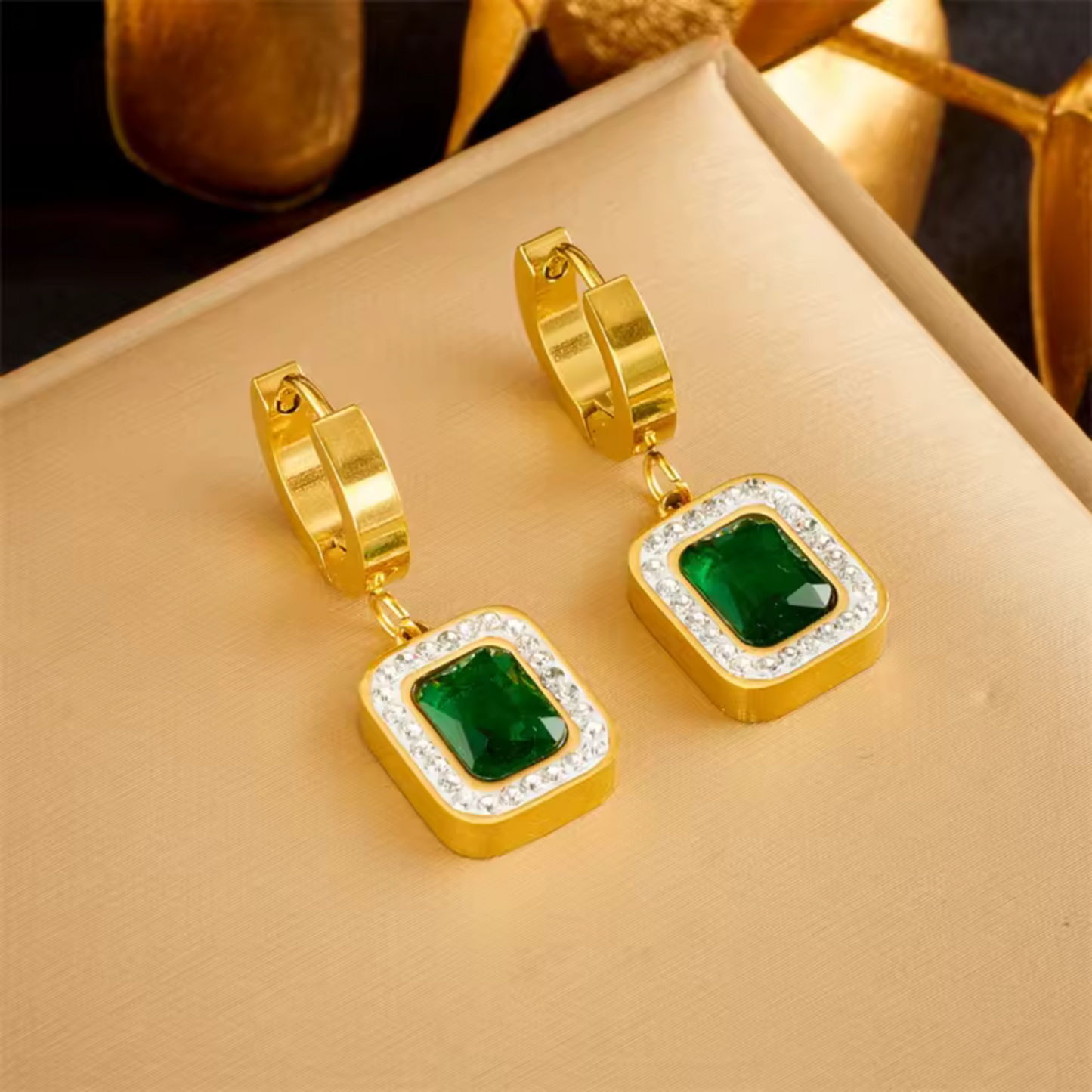 Conjunto de Joyería Esmeralda