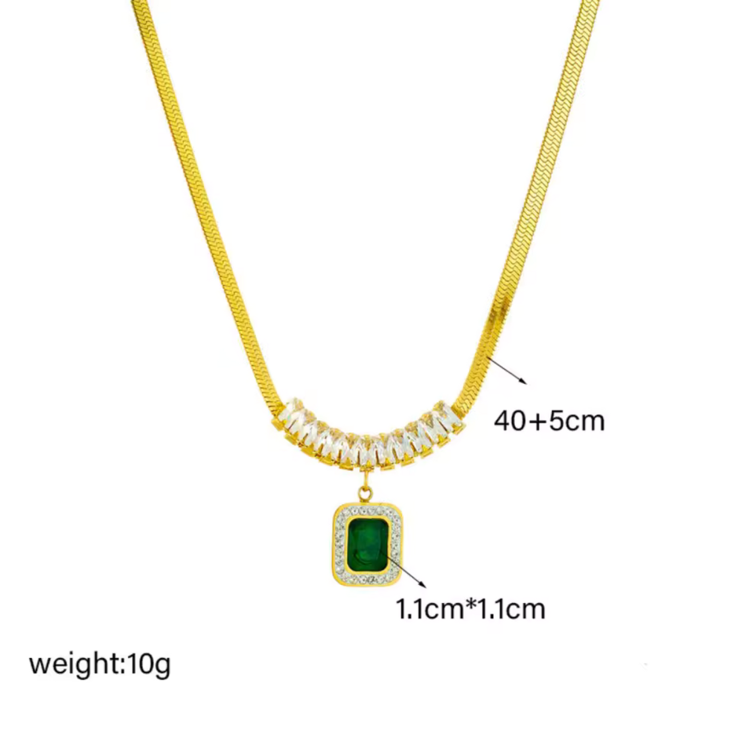 Conjunto de Joyería Esmeralda