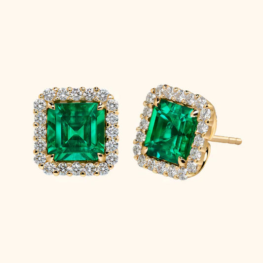 Pendientes Esmeralda | Oro