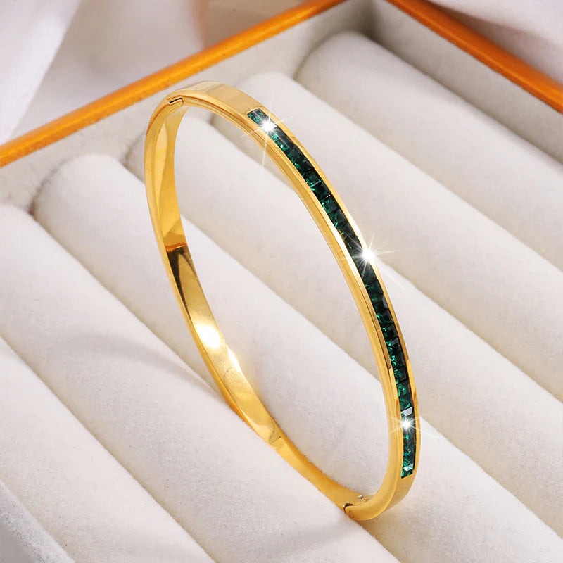 Pulsera Esmeralda | Oro