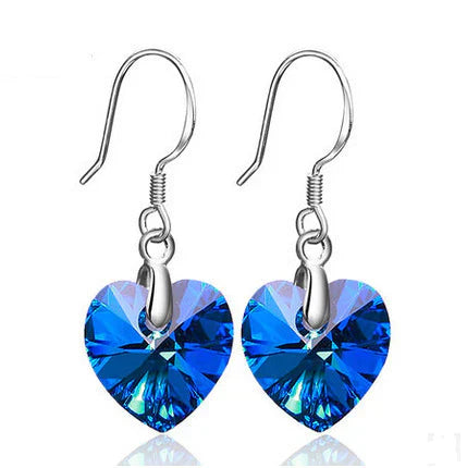 Set de Joyería de Zafiro Olivia | Oro Blanco