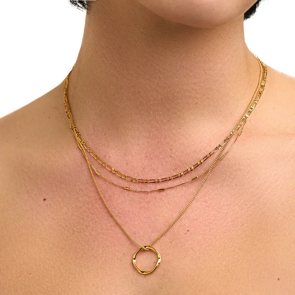 Open – SET de collares minimalistas | ORO