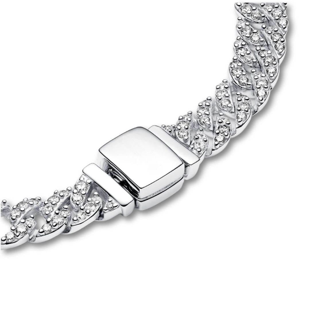 Pulsera Cubana Pavé | Accesorio Elegante