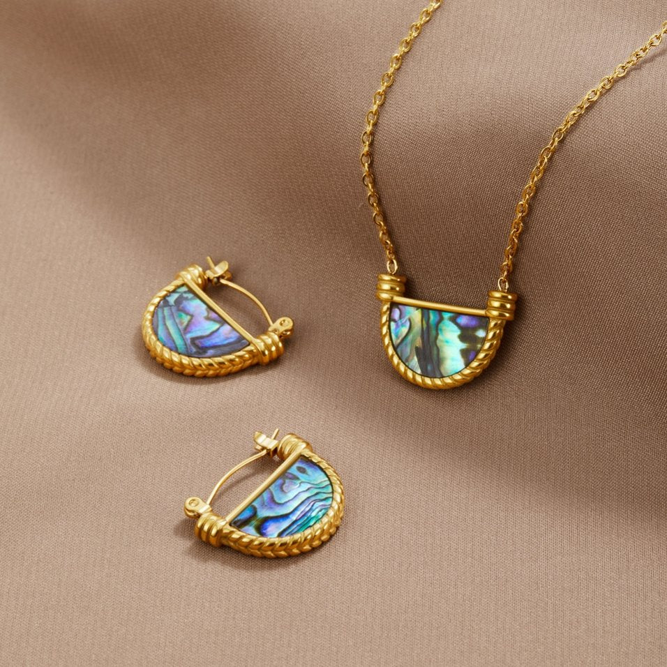 Set de Joyería Amalfi Turquesa
