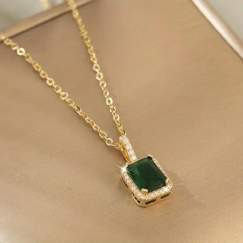 Collar Esmeralda | Oro