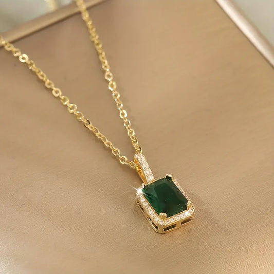 Collar Esmeralda | Oro