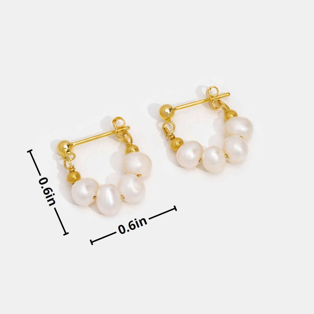 Aros Celine con Perla