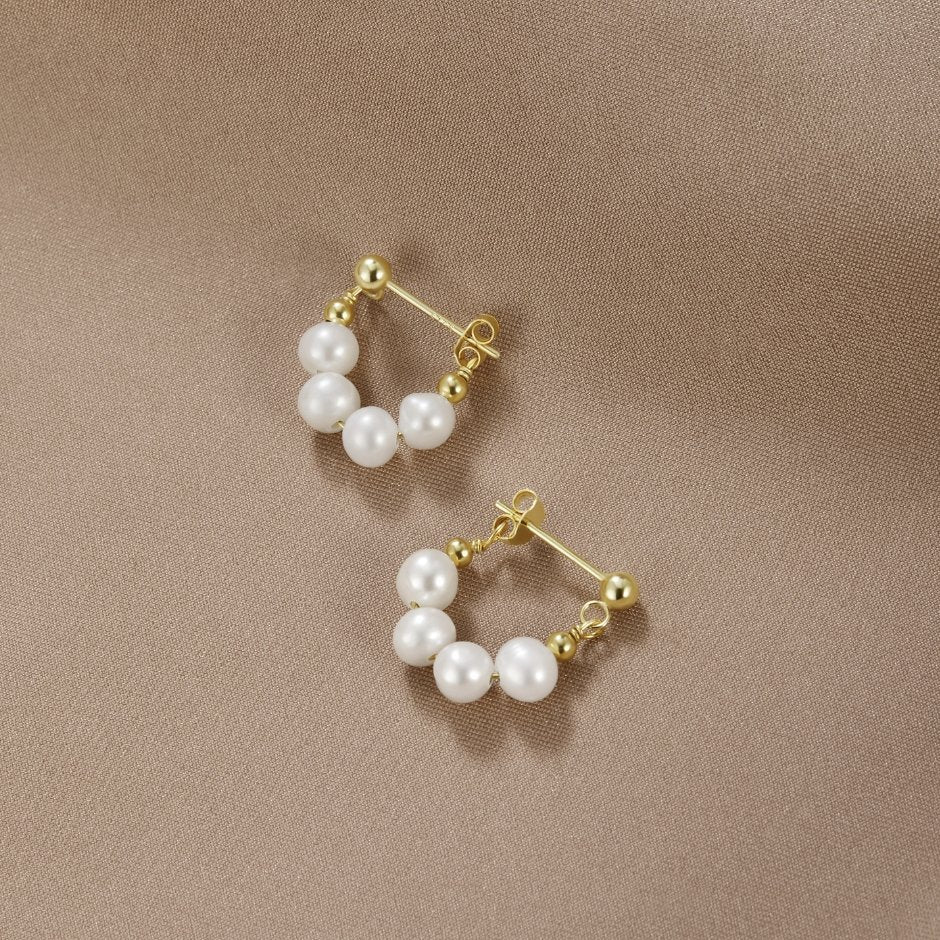 Aros Celine con Perla