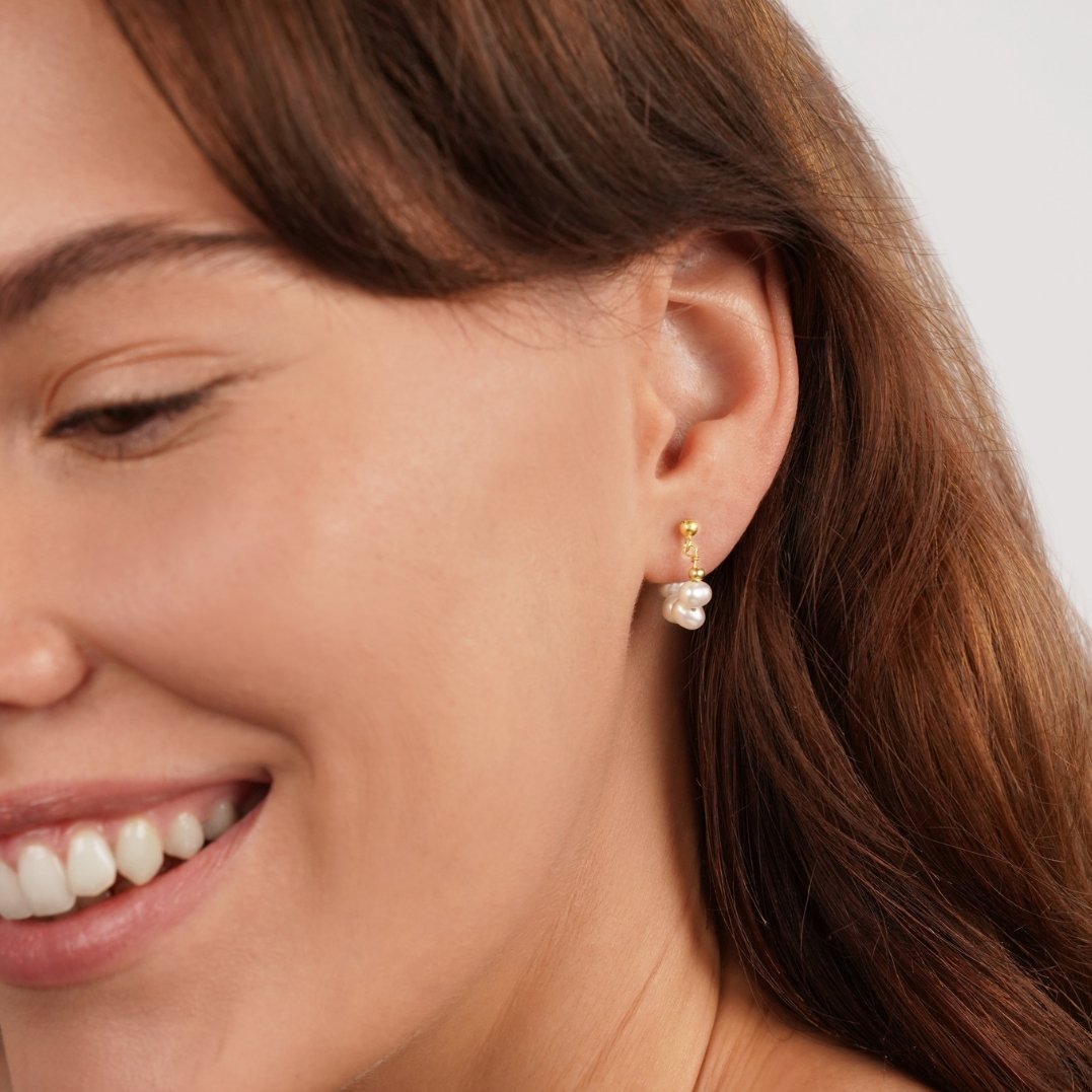 Aros Celine con Perla