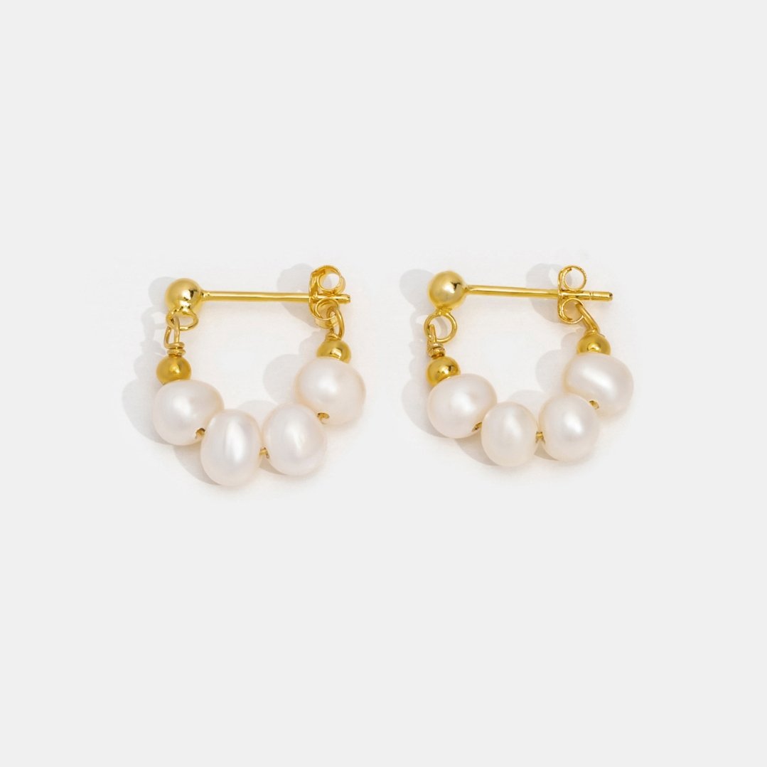 Aros Celine con Perla