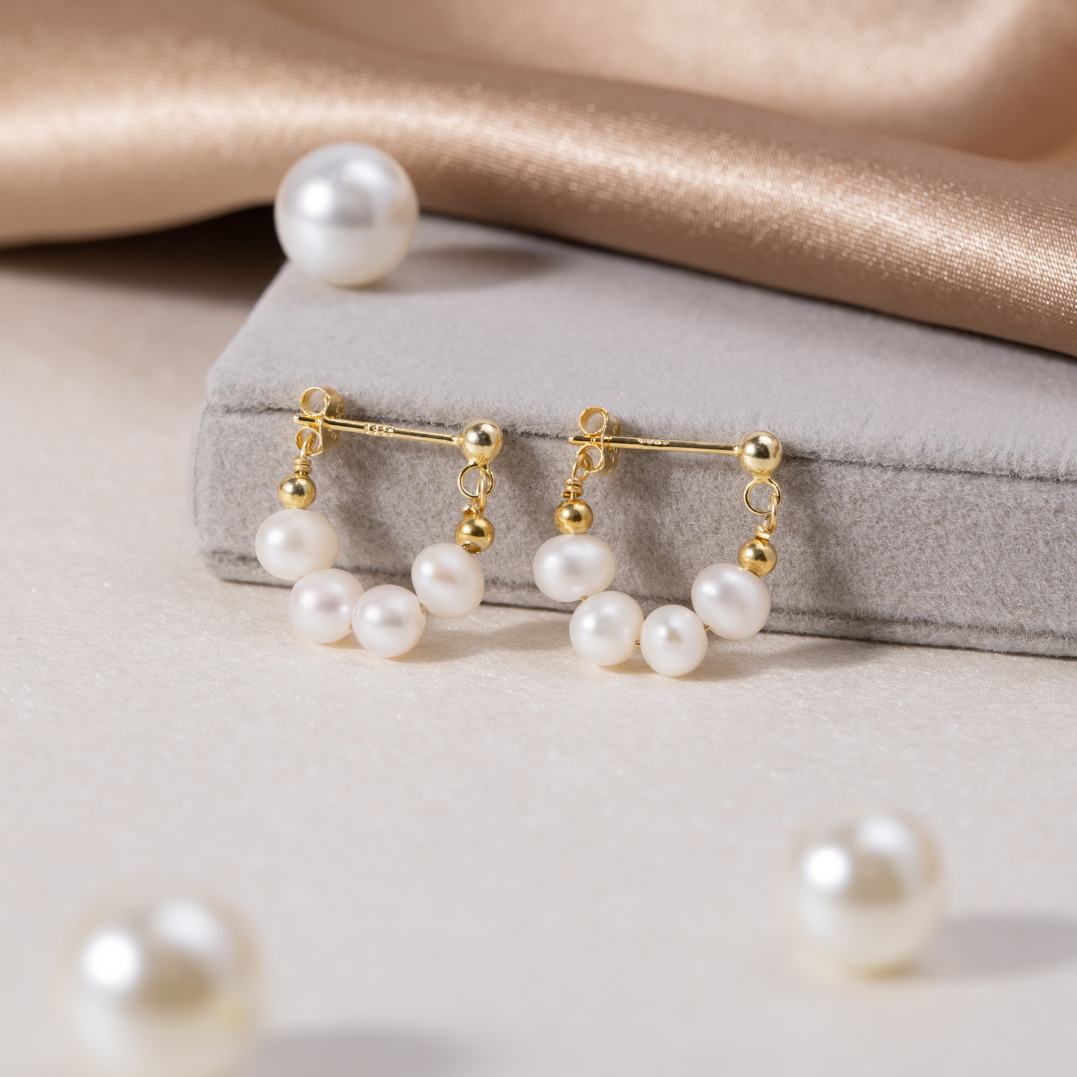 Aros Celine con Perla