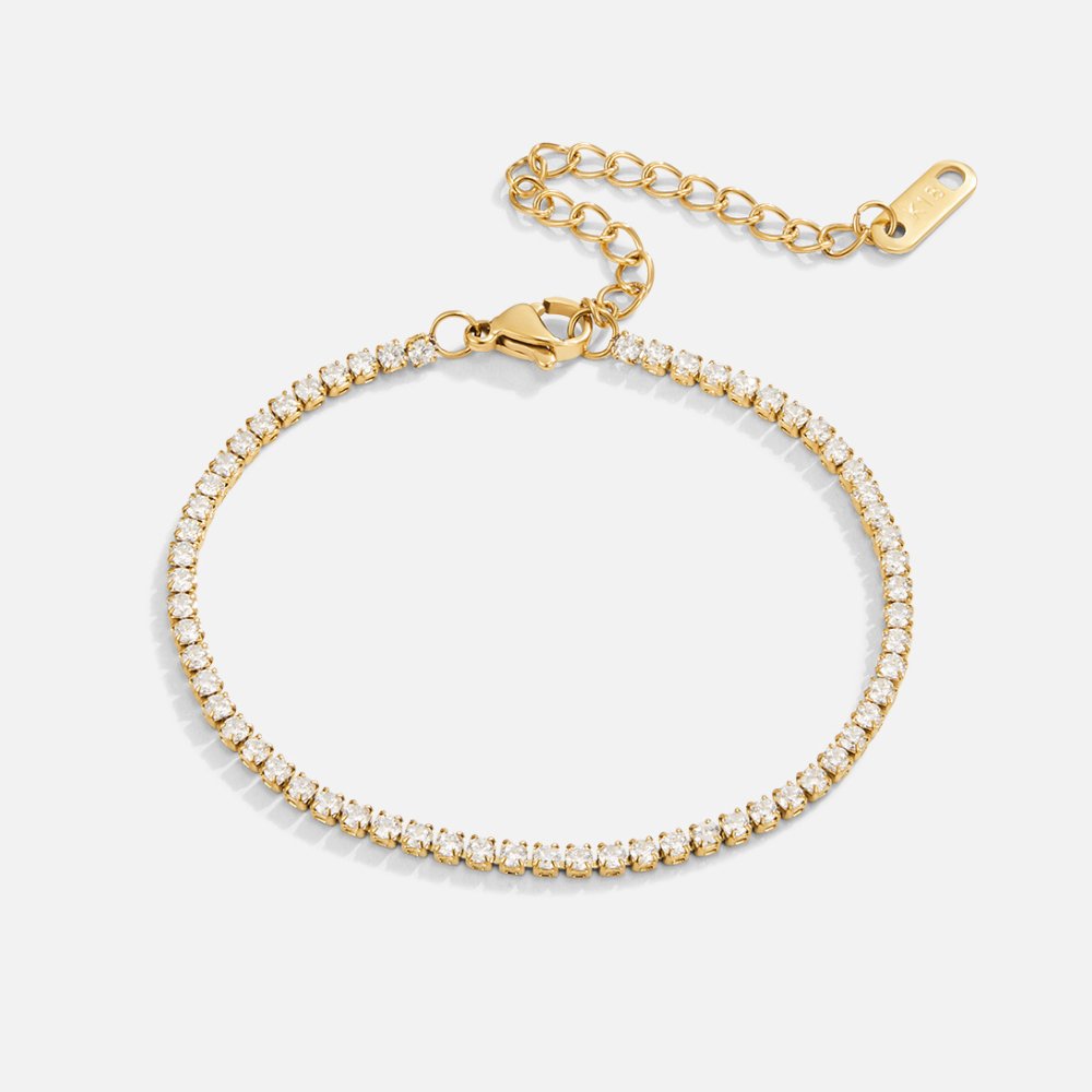 Pulsera Tennis Cordelia Dorada
