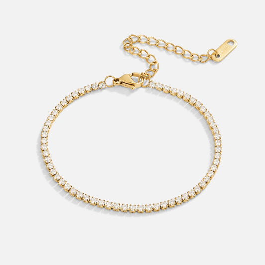 Pulsera Tennis Cordelia Dorada