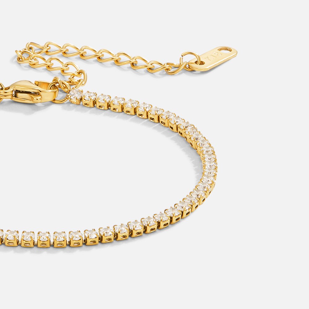 Pulsera Tennis Cordelia Dorada