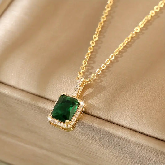 Collar Esmeralda | Oro