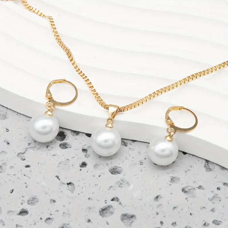 Golden – SET collar + aretes minimalistas | ORO