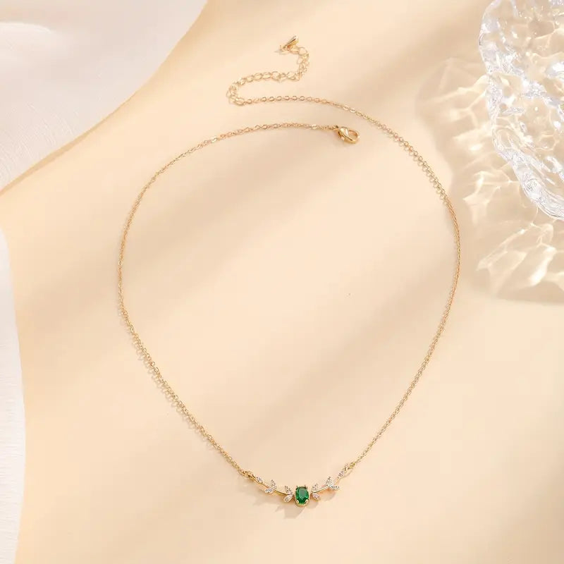 Collar Esmeralda | Oro
