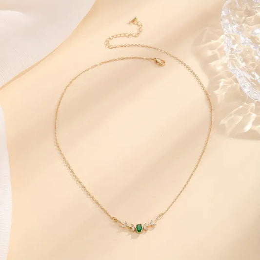 Collar Esmeralda | Oro