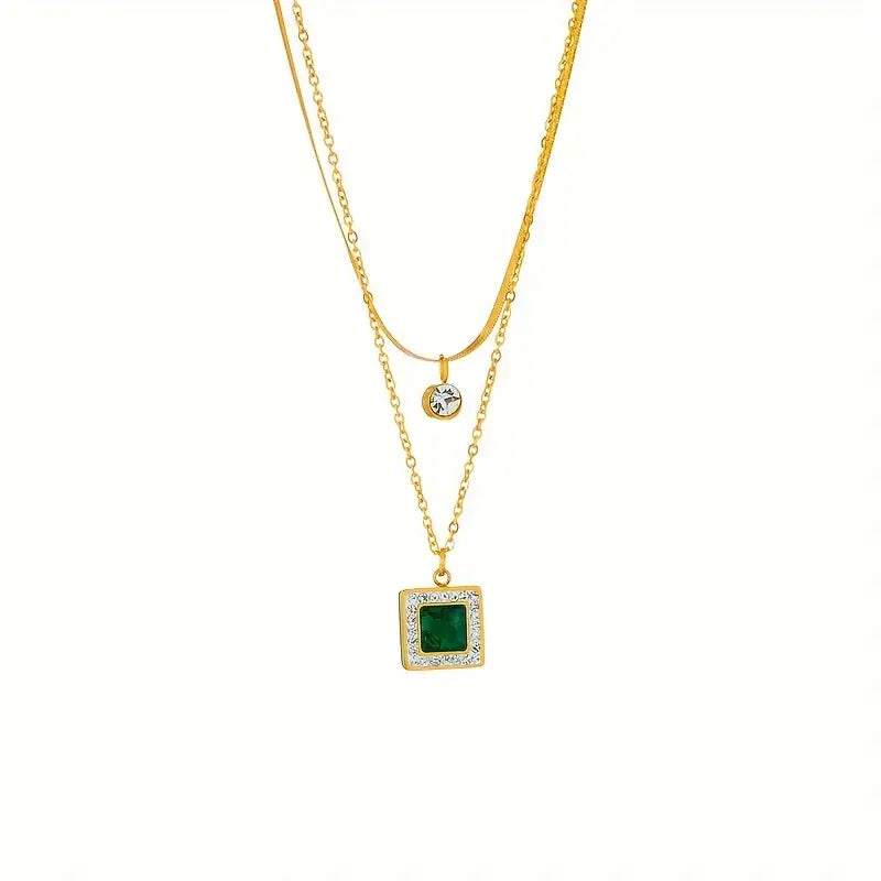 Collar Esmeralda | Oro