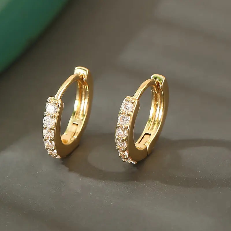 Pendientes Dorados de Gota Inspiración Costera