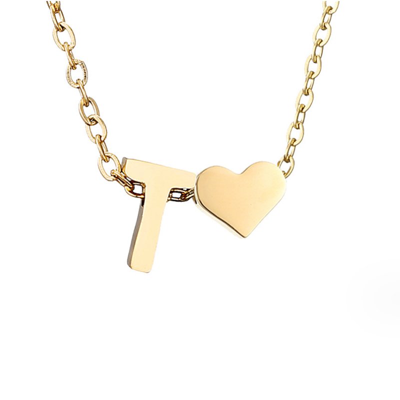 Collar Forever Love & Letter de Oro