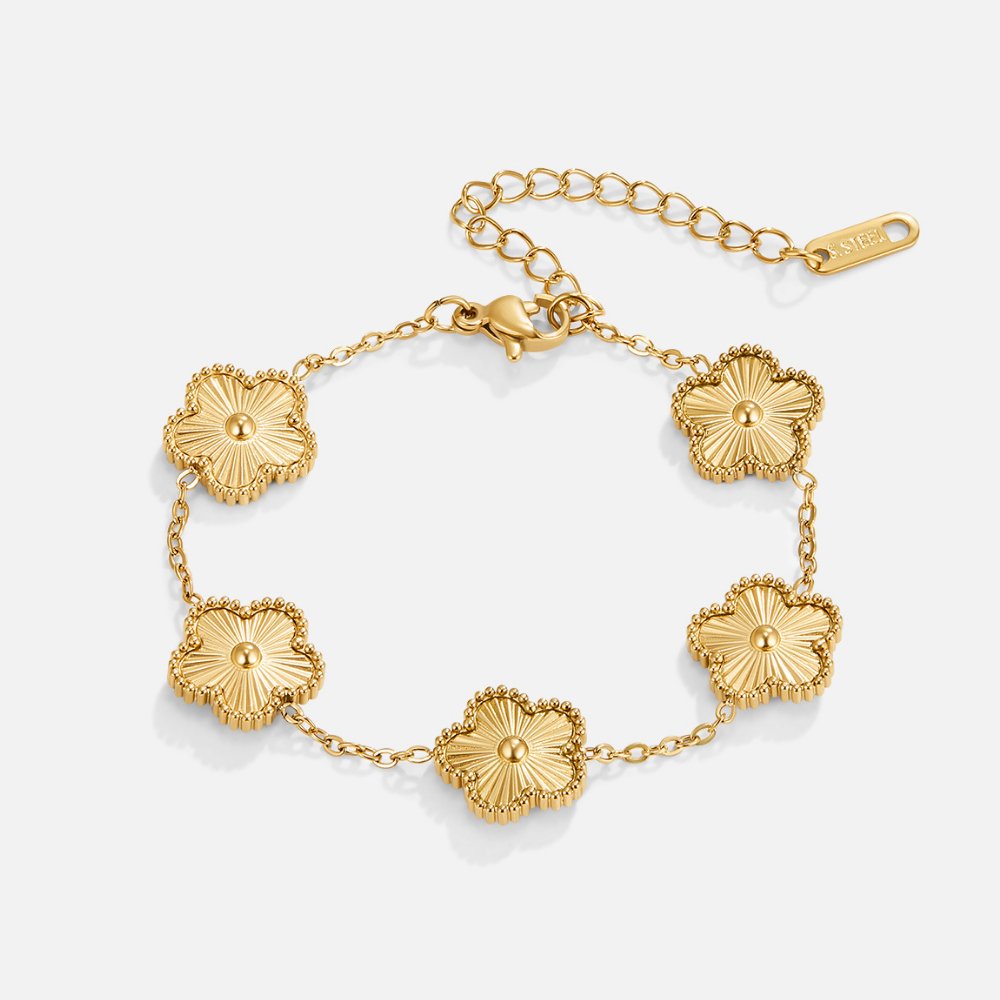 Pulsera Trébol Dorada
