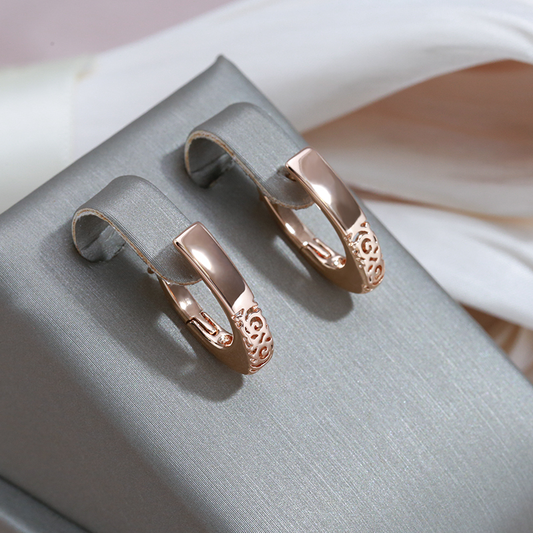 Pendientes Elegantes de Rosa