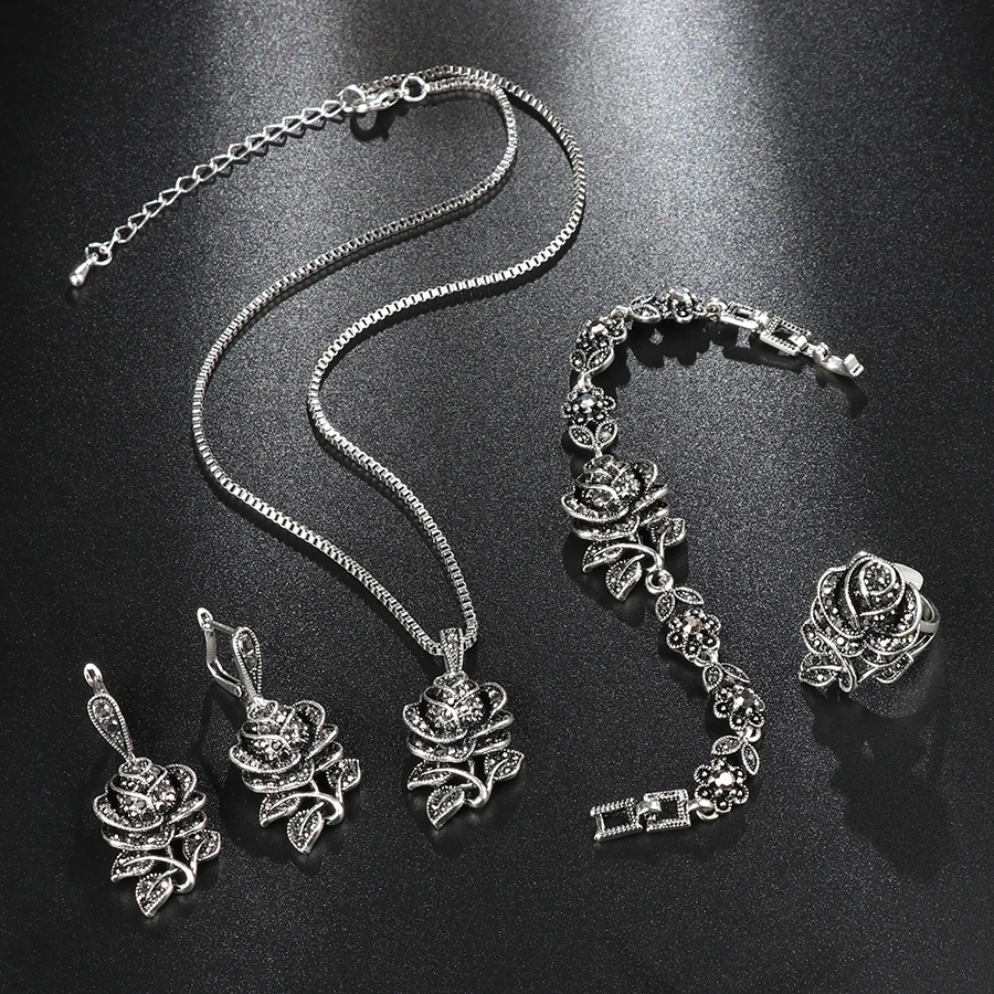 Conjunto Elegante de Circonia en Plata